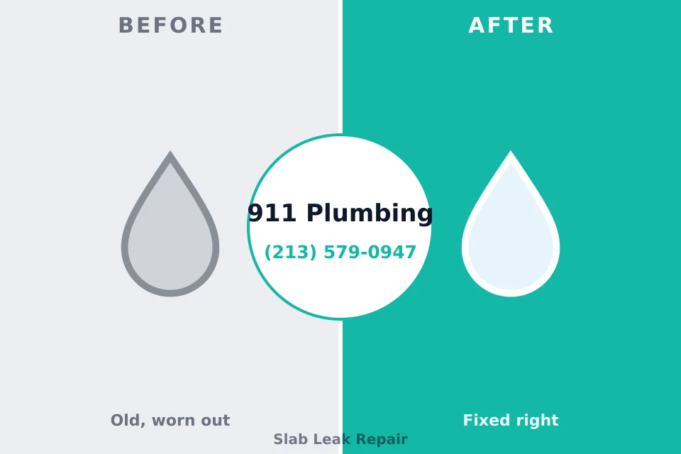 Before and after: plumbing repair Arenas Valley, NM